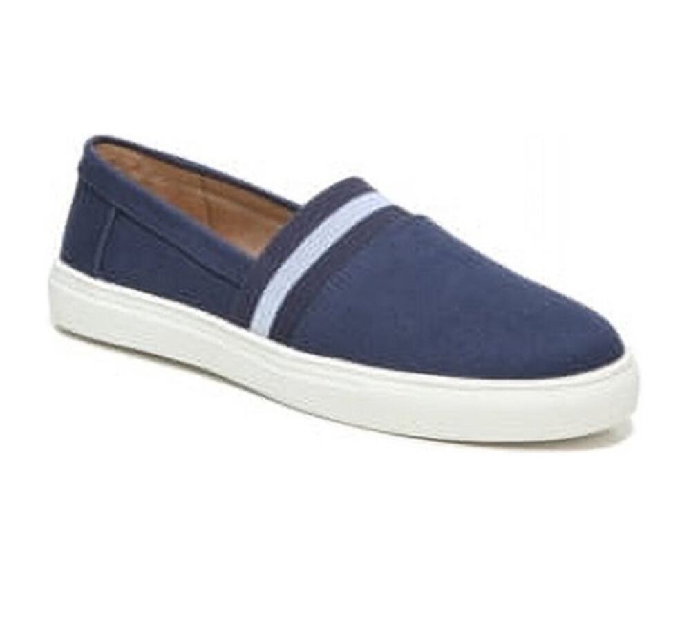 NEW / LIFE STRIDE Womens Navy Blue Stockton Slip on Fashion Sneakers Size 9.5 W